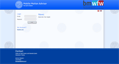 Desktop Screenshot of motionadvisor.com